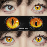 Popxstar Halloween Cosplay Cosmetics Color Contact Lenses Red Color Lens Anime White Lenses Big Eye Lenses