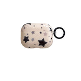Five-pointed Star Earphone Case with Ring Buckle for  AirPods Pro3 Pro2 1 2 3 4 Pro Anti-fall Pentagram Wirless Headphone Cover