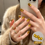 1-8pcs TC Yellow Nails Lucky Red Cat Eye Gel Nail Polish New Blinking Wine Red Cherry Glass Bead Nail Art Nail Supplies
