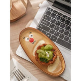 Popxstar  Exquisite and Beautiful Plates Ceramic Tableware Highend Feel Niche and Cute Breakfast Plates