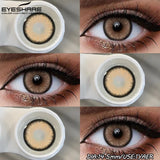 Popxstar  1Pair Fashion Colored Contact Lenses for Eyes Big Blue Eye Lens Natural Yearly Cosmetics Beauty Women Men Pupils
