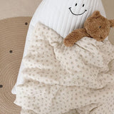Popxstar Baby Camellia Rose Print Muslin Blanket Quilt for Summer Infant Floral Muslin Comforter Napping Cover for Baby Bedding Quilts
