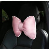 1pc Ergonomic Car Headrest Lumbar Neck Pillow - Comfortable Polyester, Enhances Driving Experience