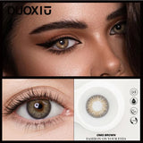Popxstar  Contact Lenses 2Pcs for Eyes Green Lenes Color Permanent Makeup Machines Gray Blue Brown Lens Beauty Pupils Fast Shipping