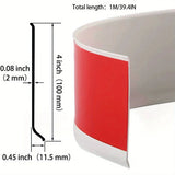 Popxstar Flexible Baseboard Molding Trim, 4 Inch Self-Adhesive Vinyl Wall Base, Peel and Stick Cove Base, Rubber Wall Base