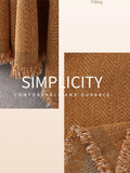 Popxstar Boho Sofa Slipcover Couch Cover Living Room Pet Soft with Tassel Washable Chenille Protector Sofa Covers Throw Blanket Stylish
