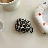 Korean Leopard Print Headphone Case For Apple Airpods Pro 3 4 2 Pro Cover Silicone Cute Headset Cases For Airpod Pro2 Funda Capa