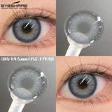 1pair Colored Contact Lenses Blue Eyes Lenses Gray Beautiful Pupils Natural Brown Eye Contact Green Makeup Lens Yearly