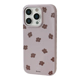 Cute Flowers Lovely Floral Matte Case for IPhone 13 14 16 15 Pro Max Shockproof Protective Cover for Iphone 17 Pro Max Case