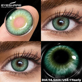 2pcs Natural Color Contact Lenses for Eyes Soft Gray Beautiful Pupil Brown Eyes Lens Yearly Makeup Blue Eye Contacts