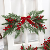 Popxstar 1 piece artificial flower berry Christmas wedding party hanging wall hanging indoor outdoor courtyard holiday decoration