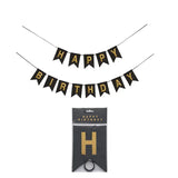 Popxstar  13pcs White Happy Birthday Balloon Foil Letter Ballons Baby Shower Kids Birthday Party Decoration Adult Balloon Banner Globos