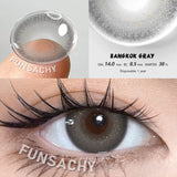 Popxstar  1 Pair Colored Contact Lenses Eye Color Lenses Natural Lenses Pupils Brown Blue Grey Fashion Lens Yearly Cosmetics Lens