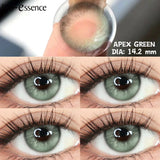 Popxstar 1 Pair Korean Lenses Colored Contact Lenses with Degree Myopia Lenses Gray Lenses Graduated Contact Lenses Natural