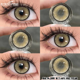 1 Pair Natural Colored Contact Lenses Gray Colorful Lenses Green Contact Yearly Blue Beautiful Pupils Brown Eyes Lenses