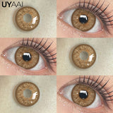 Color Contact Lenses Beauty Natural Eye Contact  Fashion Brown Lens Makeup Green Lens Yearly Beauty Gray Lens For Party