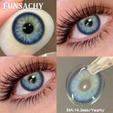 1 Pair Brown Color Contact Lenses for Eyes Big Eyes Natural Lenses Beautiful Pupils Cosmetics Gray Lens Color Women