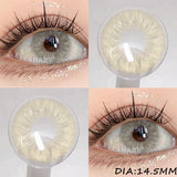 1 Pair Color Contact Eye Color Lenses Makeup Natural Brown Lens Cosmetics Gray Eyes Lenses Woman Makeup Blue Beauty Con