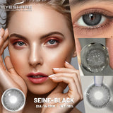 Popxstar 1 Pair Natural Colored Contact Lenses for Eyes Gray Eye Lens Fashion Blue Lenses Cosmetic Brown Eyes Contacts Yearly