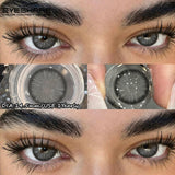 Gray Beauty Pupils Color Contact Lenses 1Pair Fashion Blue Contacts Brown Makeup Lenses Yearly Green Eye Color Lenses