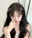 Popxstar 2/50Pcs Y2K Silver Star Hair Clips for Girls Filigree Star Metal Snap Clip Hairpins Barrettes Hair Jewelry Nickle Free Bobby Pin