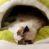 Cat House Warm Plush Dog Beds for Small Dogs Enclosed Pet Bed for Cats Dogs Removable Washable Kitten Nest