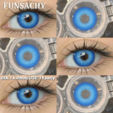 Popxstar  1 Pair Crazy Halloween Cosplay Contact Lenses Eye Makeup Lens Vampire White Black Red Contacts Anime Cosplay Softlens