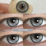 Popxstar 1 Pair Blue&Green Lenses Colored Eyeglass Lenses Bright Beauty Pupils Eye Color Lenses Myopia With Diopter Fashion Lens