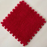 Popxstar 1-20pcs Soft Suede Carpet  Anti-slip and Shockproof Sports Fitness Mat EVA Foam Puzzle Warm Carpet Children's Room Baby Play Mat