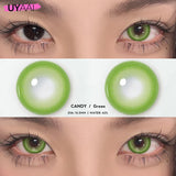 Popxstar Anime Lenses for Eyes y2k Pink Lenses Korean Style Fashion Lenses for Halloween Purple Eye Contacts 1 Pair Red Lenses