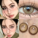 1 Pair Contact Lenses for Eyes Natural Myopia Prescription Korean Colorful Cosmetics Beauty Pupils New Free Shipping