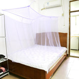 Popxstar 1pcs Moustiquaire Canopy White Four Corner Post Portable Square Mosquito Control Mosquito Net Bedroom Sleeping Mosquito Net