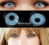 Popxstar 1pair Halloween Cosplay Color Contacts Lenses For Eyes Blue Black Colored Lens Anime Yearly Beauty Makeup Contacts Lens
