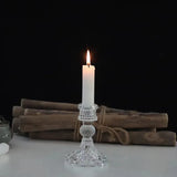 Popxstar Novelty Glass Candle Holder Nordic Decor Candlestick Romantic Candle Stand Desk Accessories Wedding Centerpieces Ornament Gifts