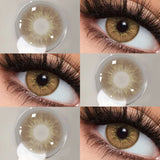 Popxstar Color Contact Lenses Colored Fashion Beauty Lenses for New User Makeup Green Contact High Quality Natural Contact