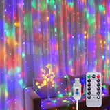 Popxstar 3M 300 LED Curtain String Light Garland Party Backdrop Adult Kids Birthday Wedding Decoration Bachelorette Anniversary Supplies