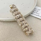 Popxstar New Korean Spiral Hair Ties High Elastic Telephone Cord Braid Hair Band Women Girls No Crease Ponytail Holder Hair Ropes