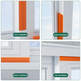 Popxstar Sliding Window Seal Strip Self Adhesive Triple Sound Insulation Windproof Anti-Cold Door Under Flexible Weatherstrip Tape