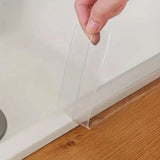 Popxstar  Waterproof Transparent PVC Self-adhesive Tape Bathroom Wall Tapes Toilets Strips Sink Edge and Bathroom Kitchen Sealing Strips