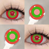 Cosplay Contact Lens Beauty Cosmetics Colored Contacts Black Lenses Halloween Makeup Cosplay White Lens Circle Block Lens