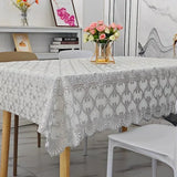 PVC Printed Square Tablecloth Waterproof Oil Resistant Washable Table Cloth Home Minimalist Dining Table Coffee Tables Cover