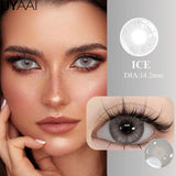 New Series Bionic Pupil Color Contact Lenses High Color Rendering Green Grey Blue Cosmetic y2k Korean Fashion Color