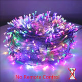 Popxstar 2M-100M Fairy Lights Led String Garland Christmas Light Waterproof Outdoor For Tree Street Wedding Party Ramadan 2025 Decoration
