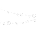 Popxstar  2m Bubbles Circle Garland Banner Under The Sea Themed Party Decor Starfish Jellyfish Wall Hanging Mermaid Birthday Supplies