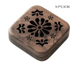 Popxstar  Walnut Hollow Carving Incense Burner Chinese Retro Tea Set Ornaments for Home Indoor Incense Burner