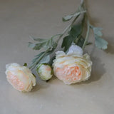 5Pc/lot Artificial Flocking Silk Flower Dew Lotus Home Decoration Camellia Bridal Bouquet Wedding Decor party flower arrangement