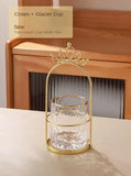 Popxstar  Household Stainless Steel Fork Fruit Fork Storage Dining Table Kitchen Decor Small Spoon Chopsticks Storage Box Home DecorationF