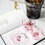 Popxstar Storage Jar Decorative Glass Storage Container Desktop Orangizer Candle Making Can Office Storage Mason Jar Glass Jars and Lids