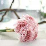 Popxstar 5pcs Artificial Silk Peonies Flowers Pink Bouquet Pretty Autumn Scenes Arrangement Peony Fake Flower Wedding Home Decor Cheap