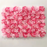 Popxstar Pink Silk Rose Flower Wall Artificial Flower for Wedding Decoration Flower Wall BabyShow Wedding Christmas Home Backdrop Decor